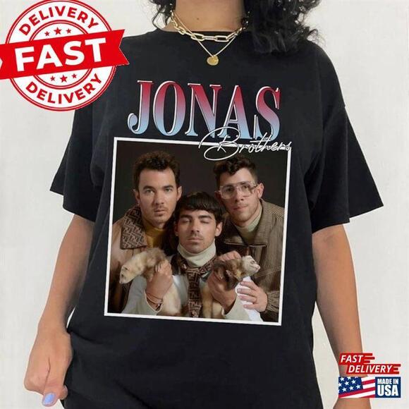 Other - Jonas Brothers  T-Shirt Five Albums One Night Tour Shirt  Classic